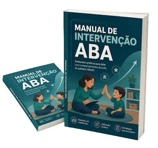Manual de Intervenção ABA — livro com 4 protocolos visuais